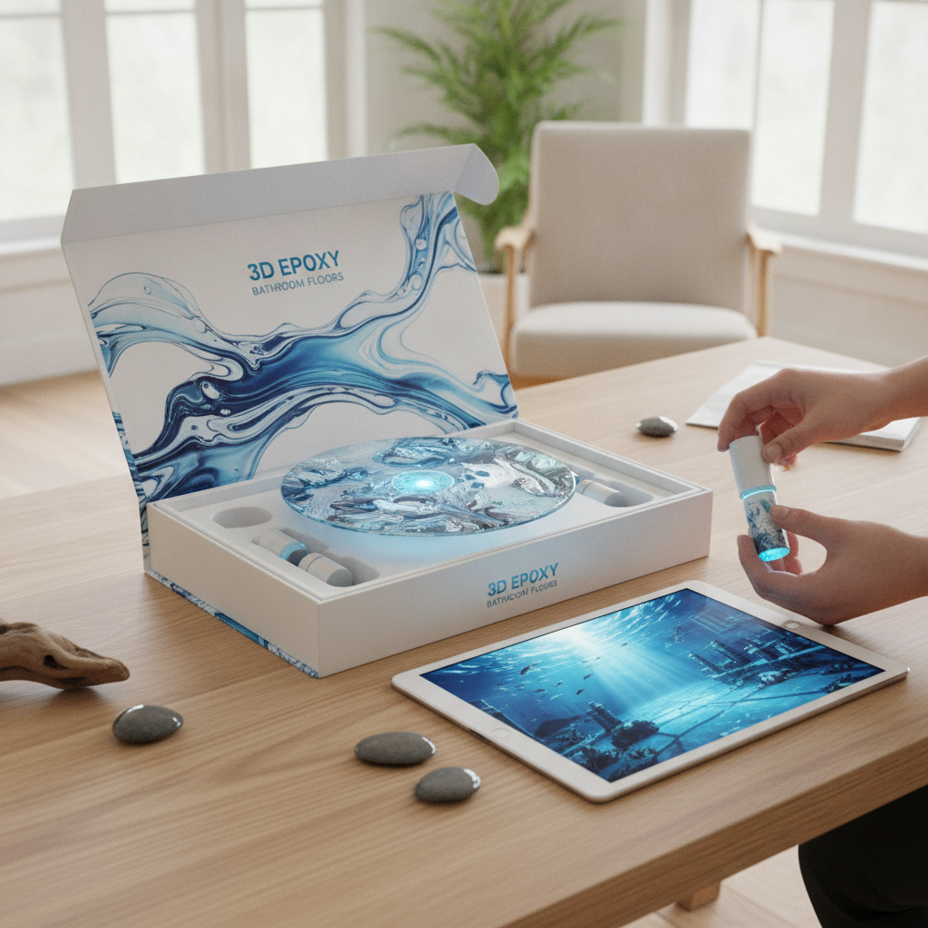 Stepping Into the Abyss: Is a 3D Epoxy Bathroom Floor the Future of Home Decor or a Distracting Fever Dream?