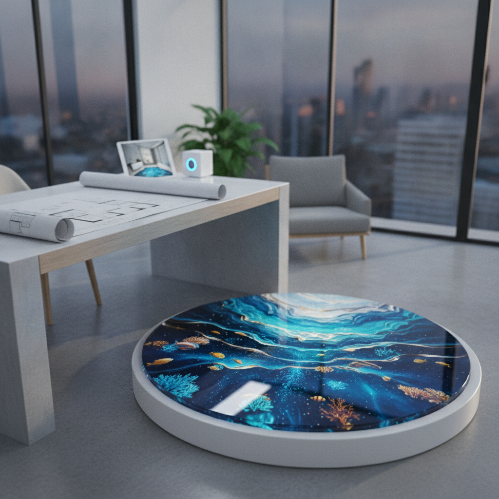 Stepping Into the Abyss: Is a 3D Epoxy Bathroom Floor the Future of Home Decor or a Distracting Fever Dream?