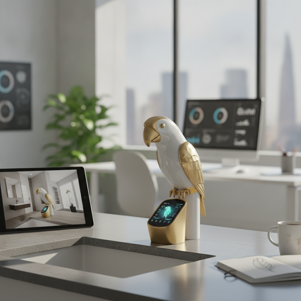 The Parrot Shaped Faucet: When Exotic Avian Decor Meets Bathroom Hardware